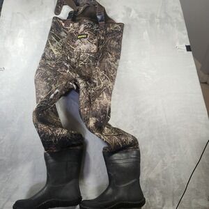 GONEX Neoprene Waders Boot Foot Cleated Breathable Insulated Camo/Brown, Fishing